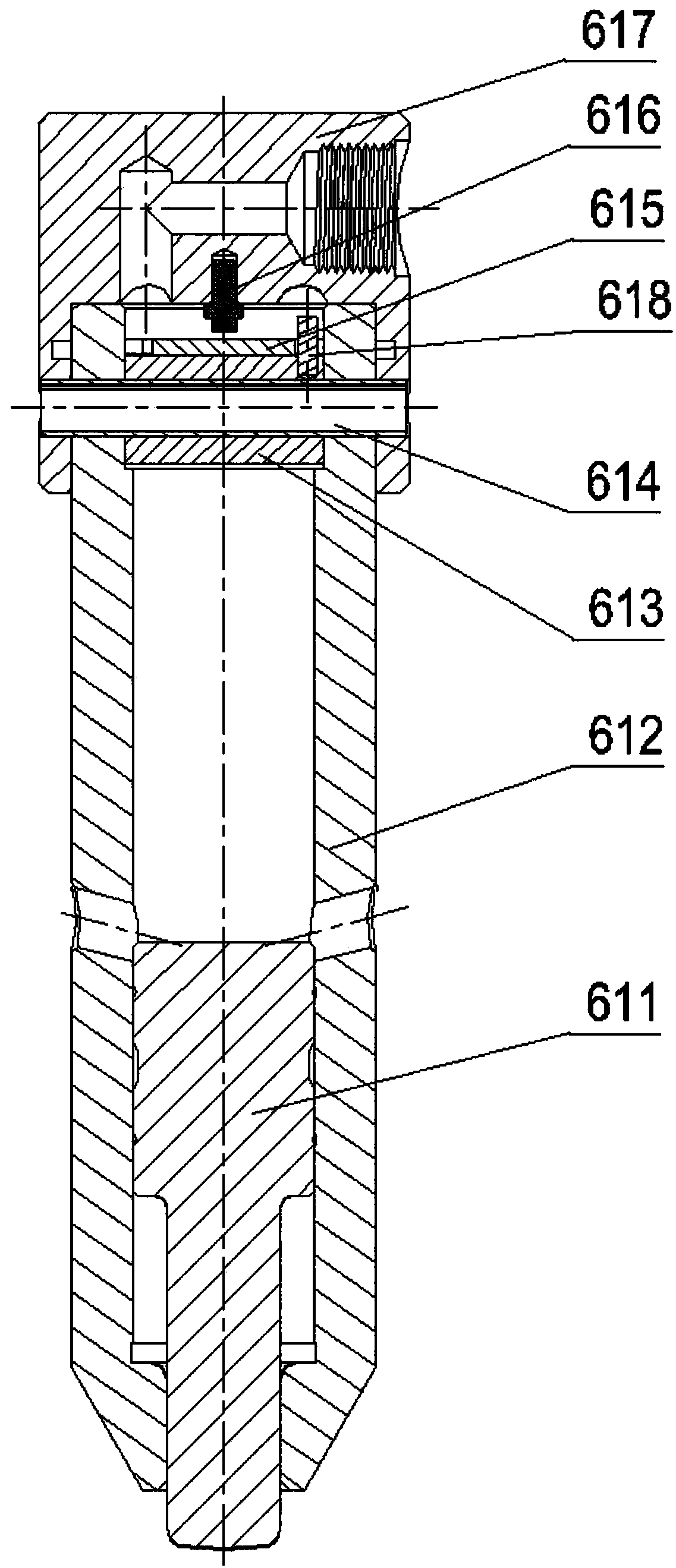 Pneumatic impact forging mechanism