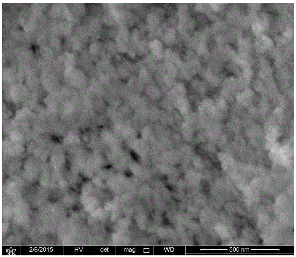 Method for preparing three-dimensional porous nanometer silicon at low temperature through molten-salt growth method