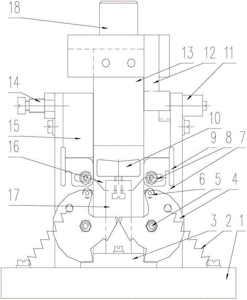 Forming die for rectangular steel wire ring