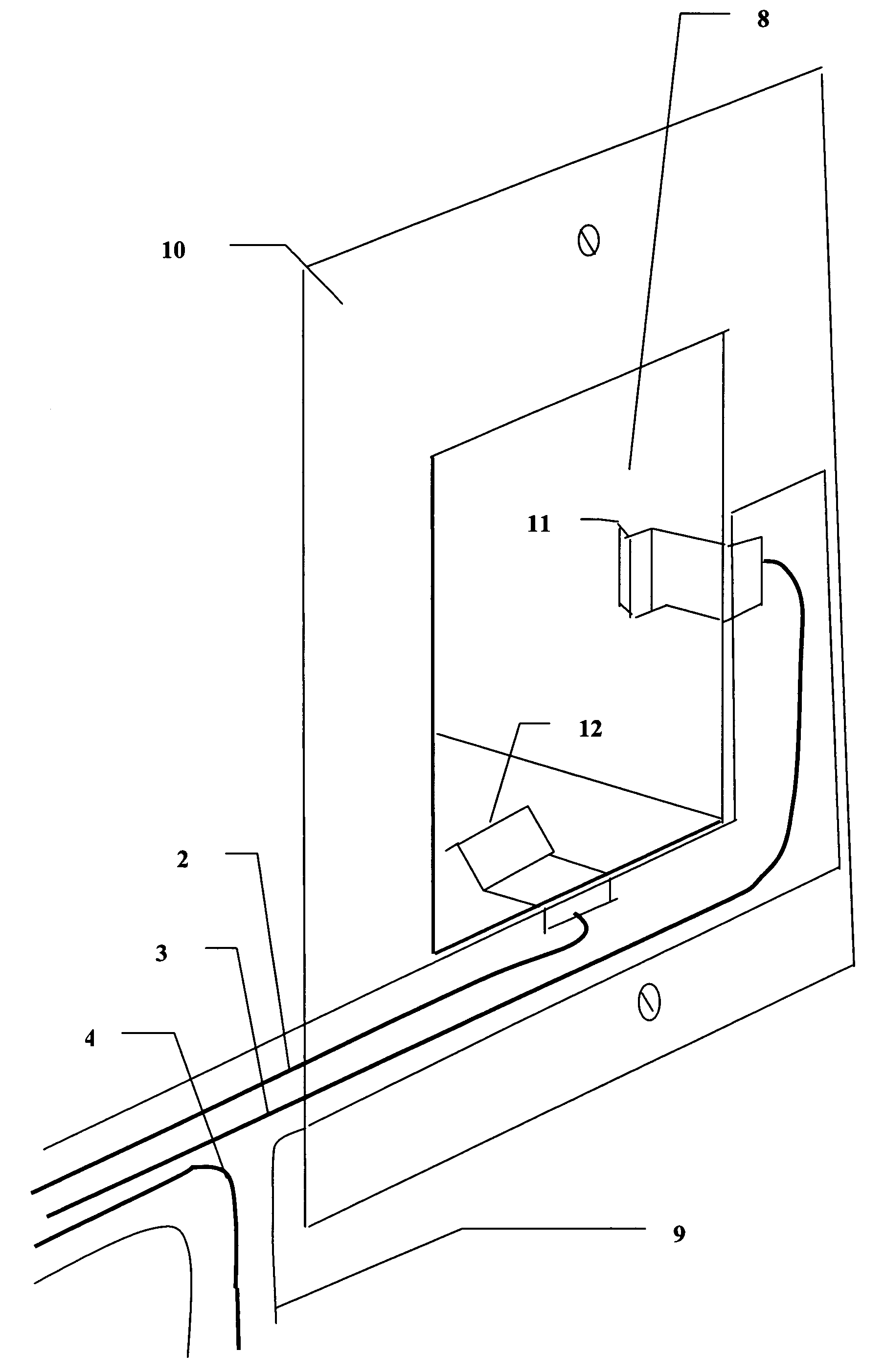 Automatic lockset tamper detection device and method