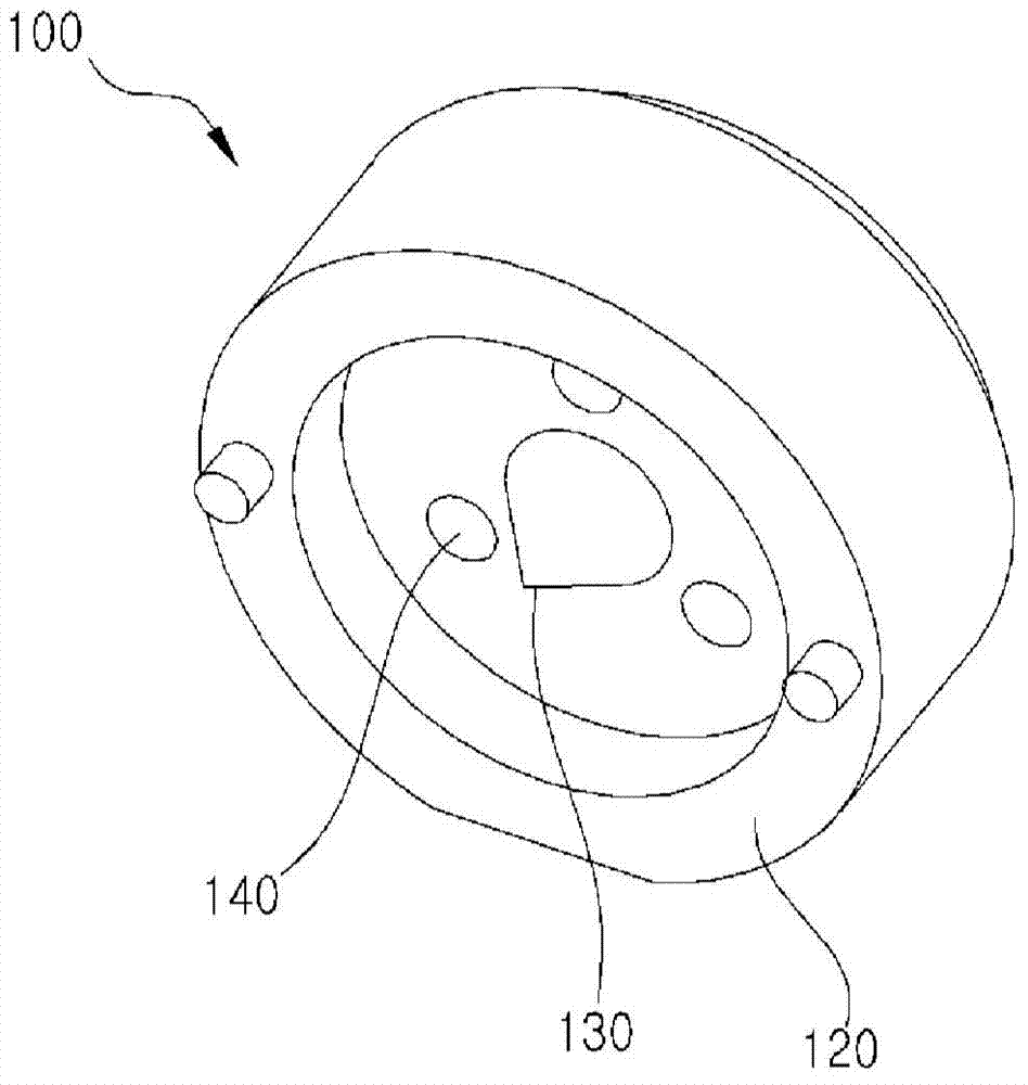 Multi-point dispensing device combined to a dispenser