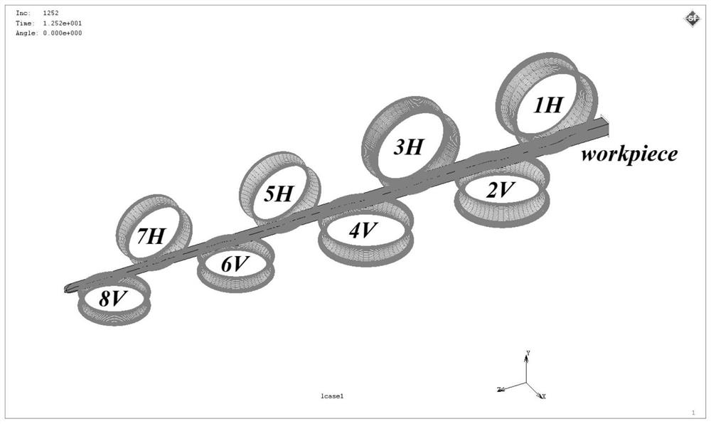 Rolling process design method for large-specification bar