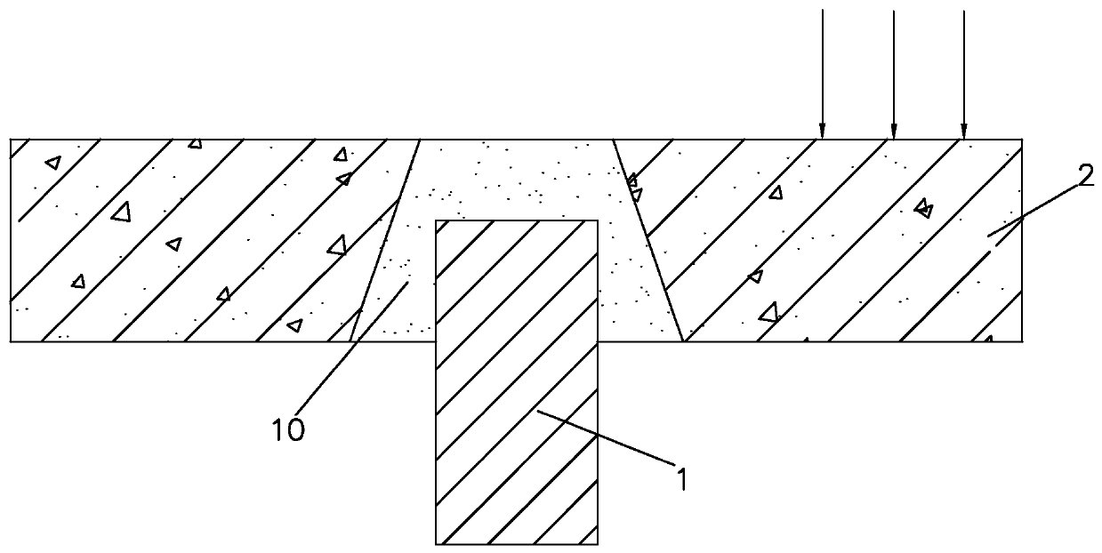 Foundation reinforcement pressure bearing and drawing resisting composite anchorage structure and anchorage method thereof