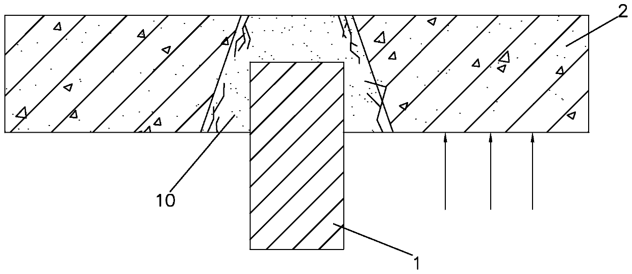 Foundation reinforcement pressure bearing and drawing resisting composite anchorage structure and anchorage method thereof