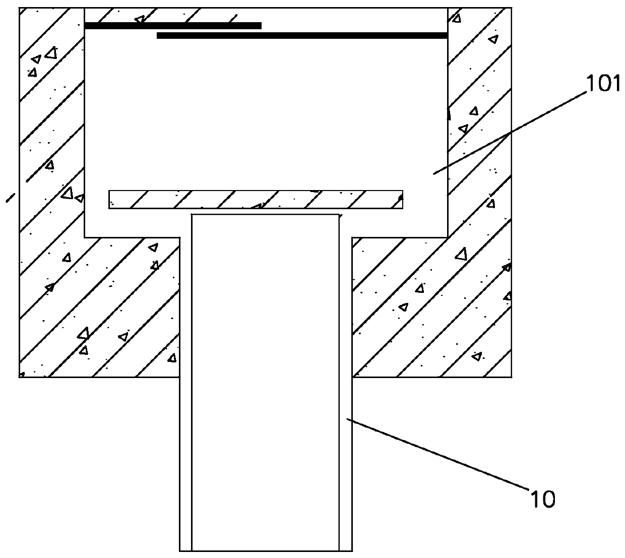 Foundation reinforcement pressure bearing and drawing resisting composite anchorage structure and anchorage method thereof