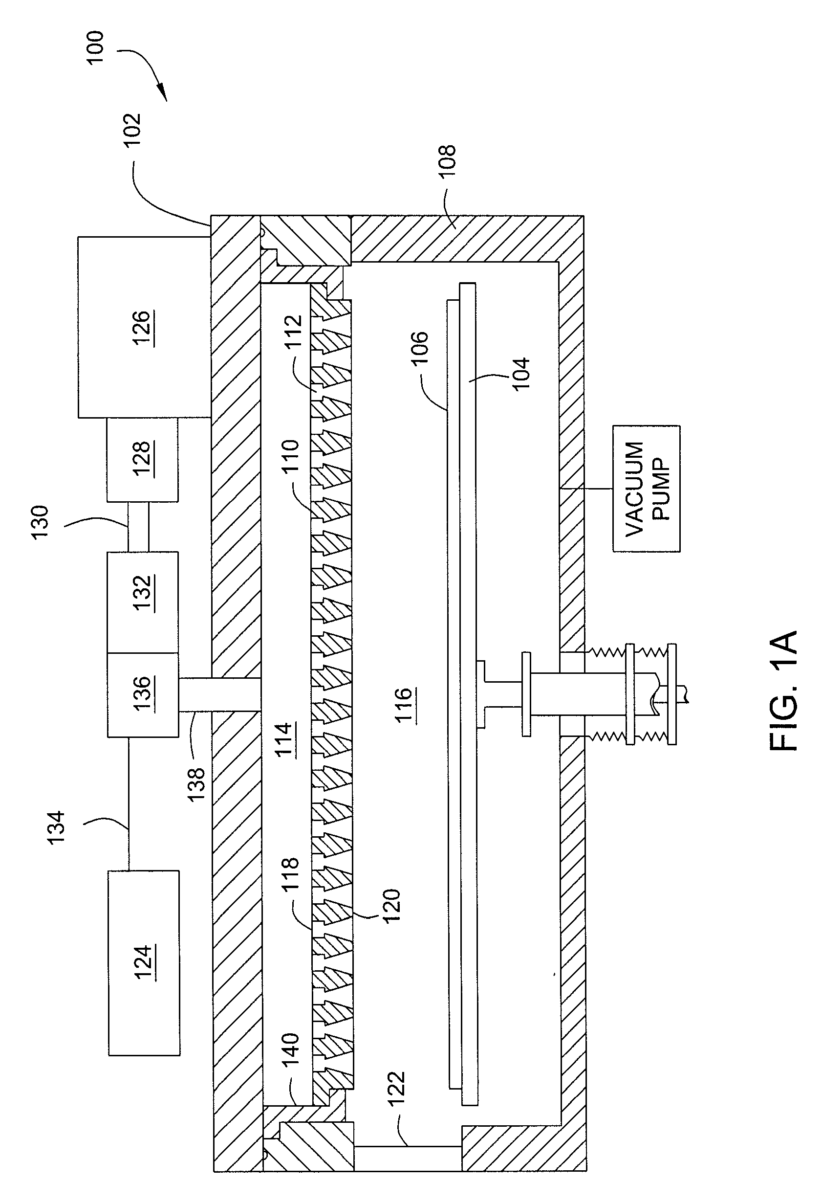 RF choke for gas delivery to an RF driven electrode in a plasma processing apparatus