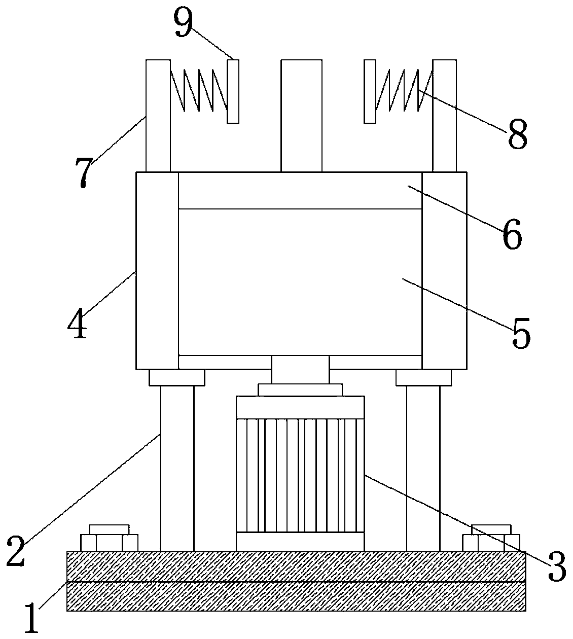 Closing-in device for fastener