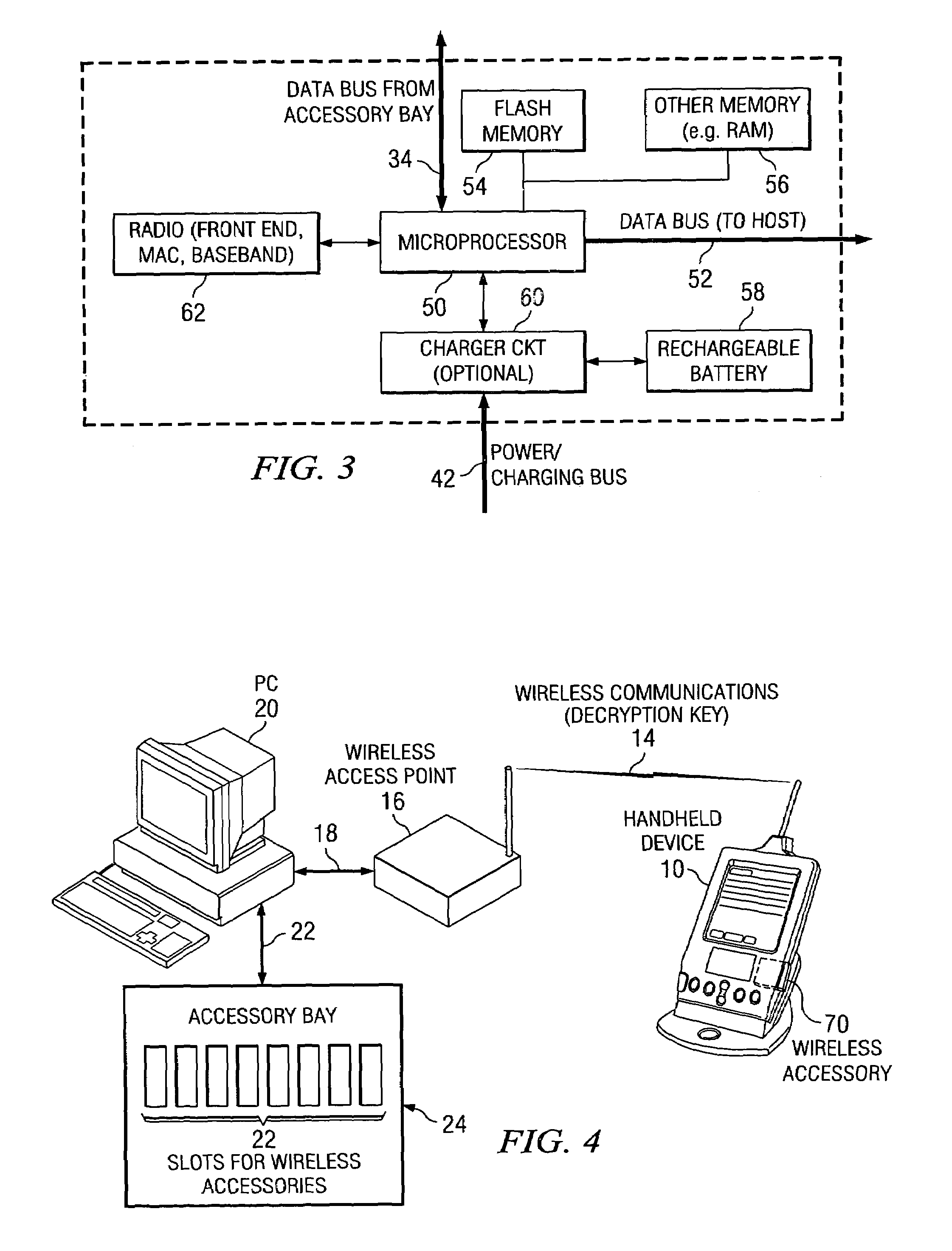 Data storage for a portable computer device