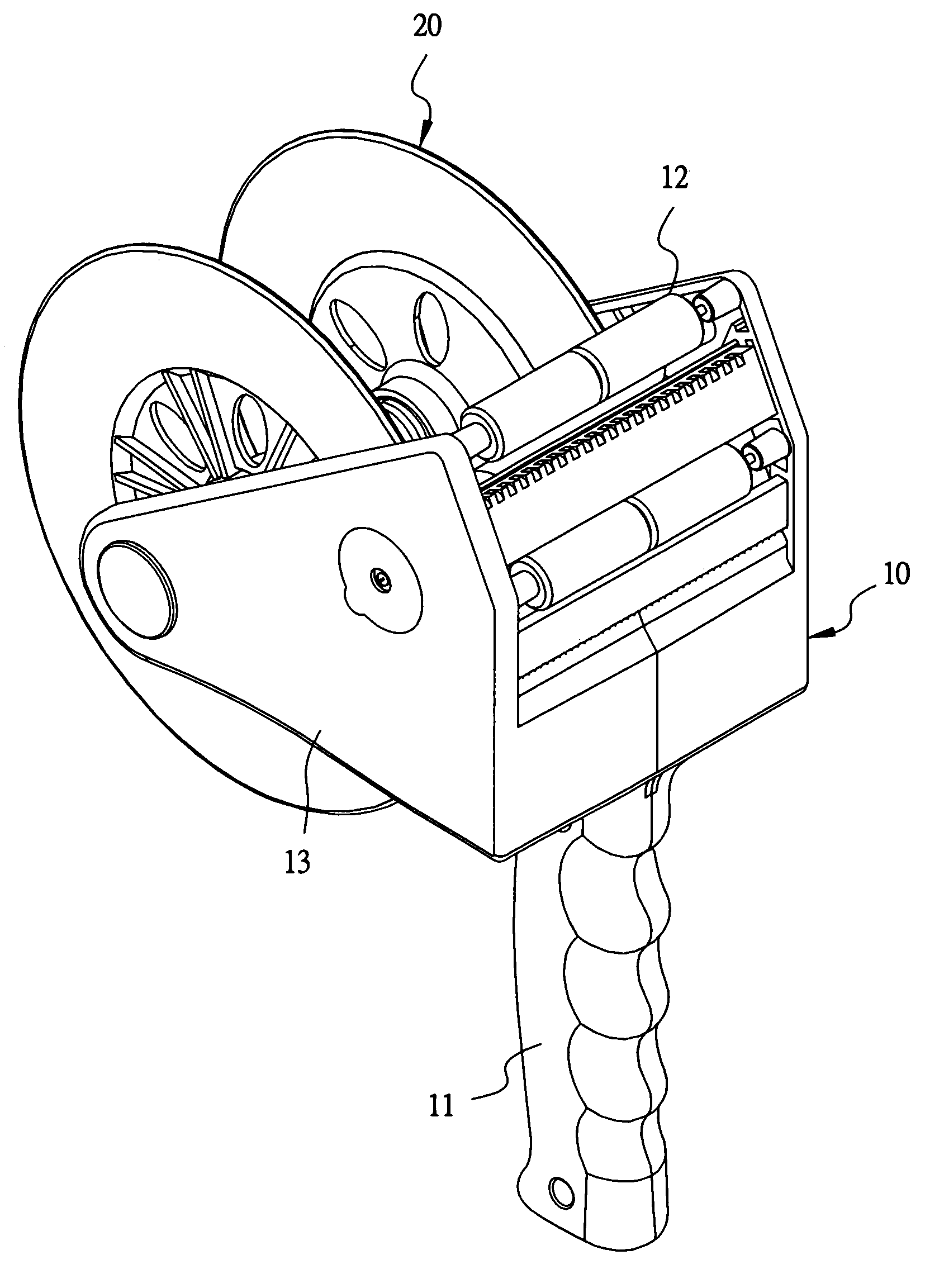 Tape-roll supporting device