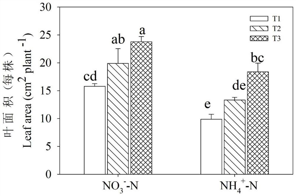 Method for relieving inhibition of high-concentration ammonium nitrogen in soil on growth of wheat at seedling stage