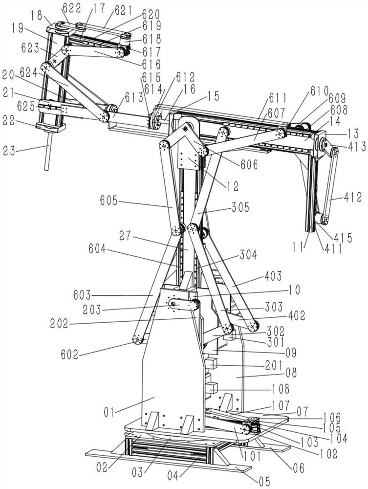 A six-degree-of-freedom controllable parasitic mechanism welding robot