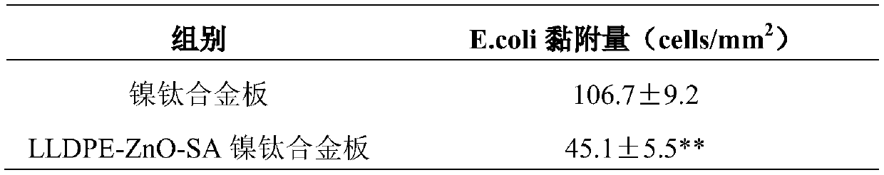 Composite coating Ni-Ti alloy material with super-hydrophobic and super-oleophobic properties and preparing method thereof