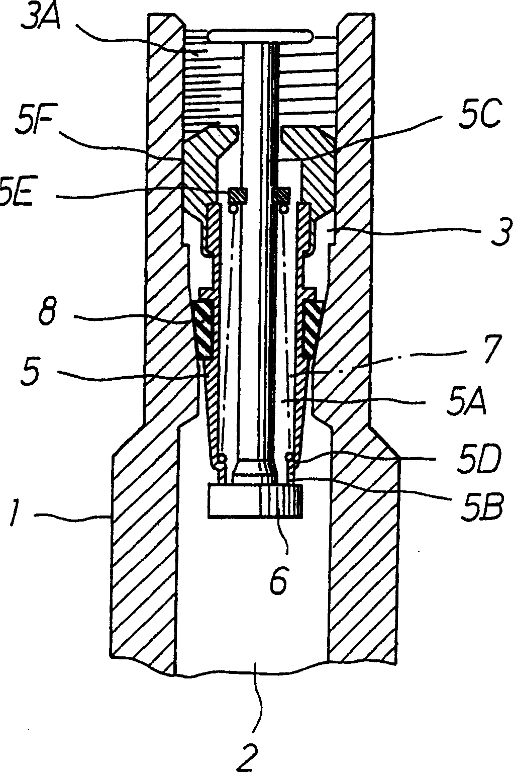 Fuel pipe for fuel injection device