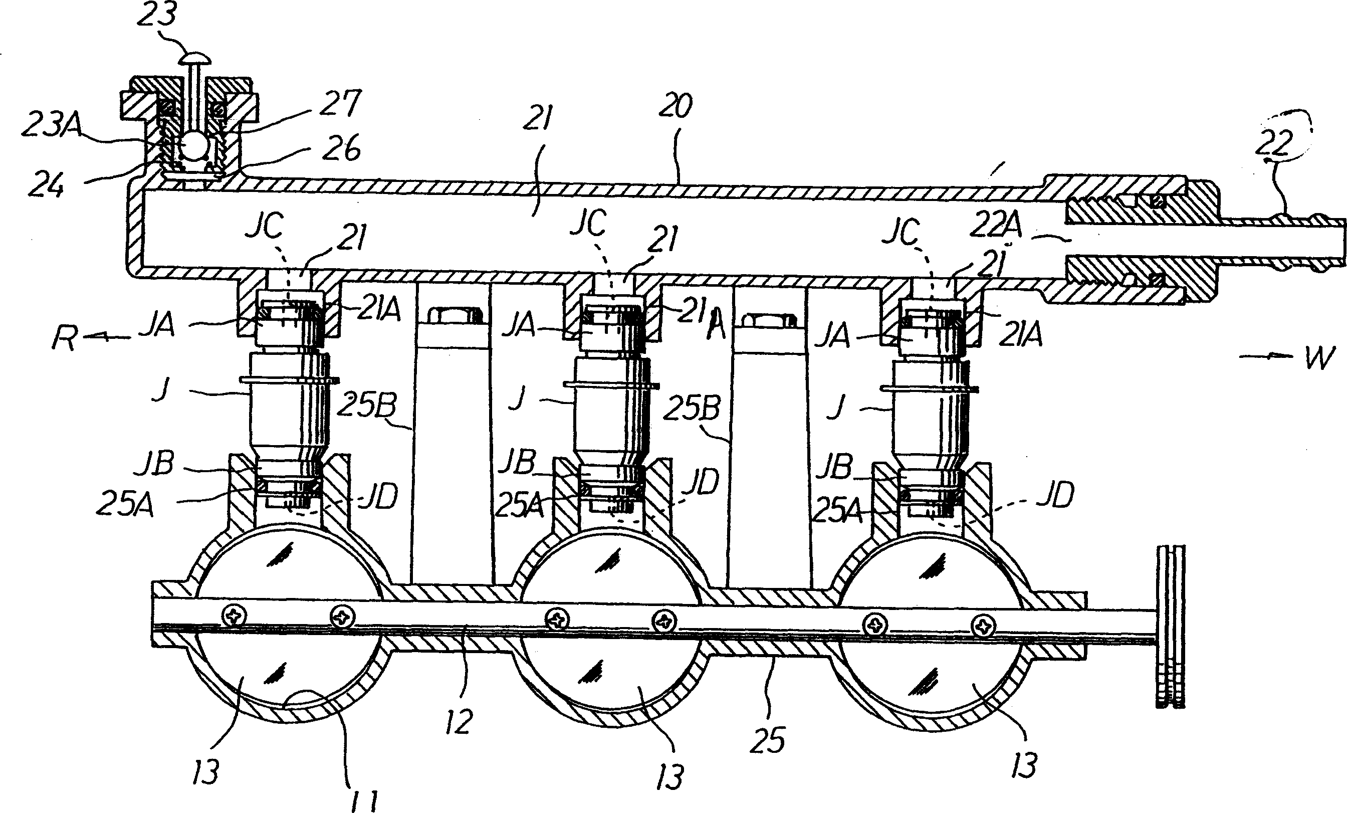 Fuel pipe for fuel injection device