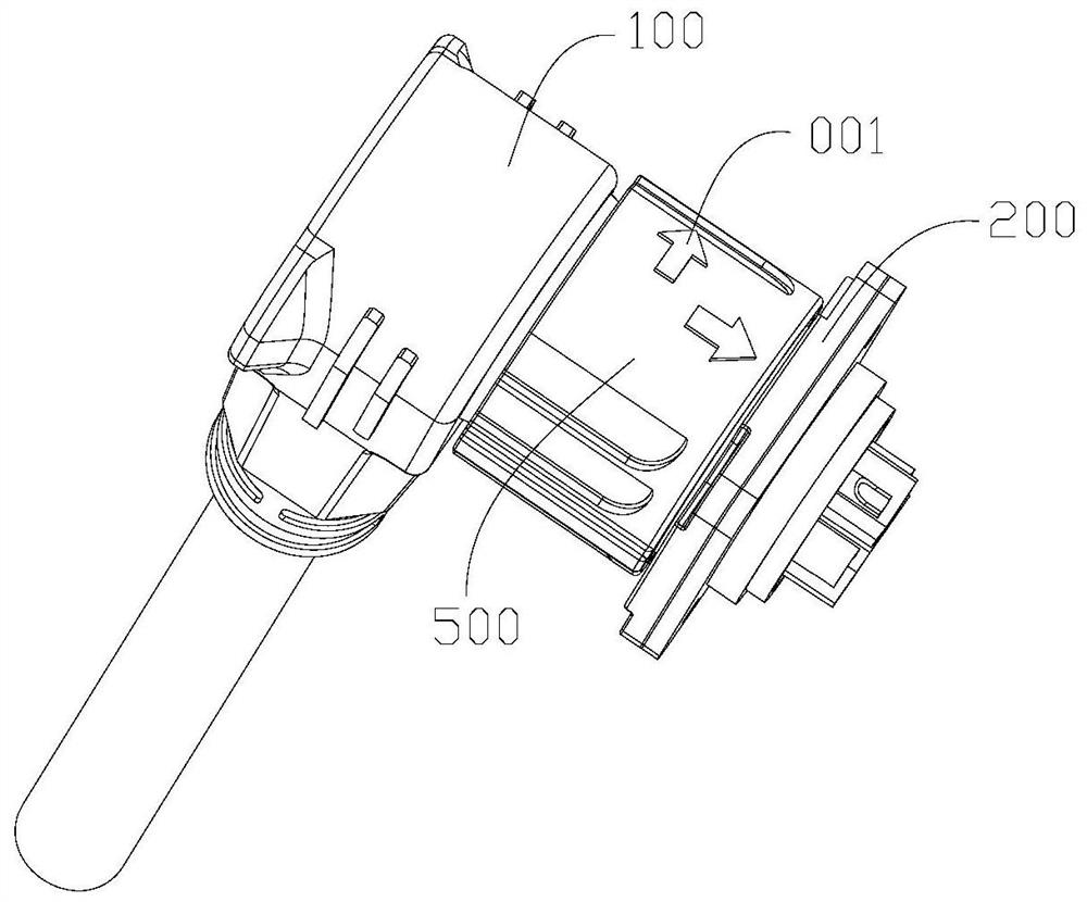 Charging and discharging waterproof connector