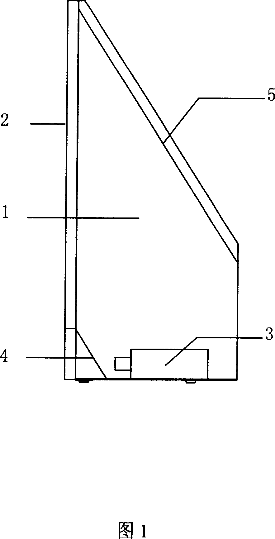 Three-lens full digital reflection back projection TV