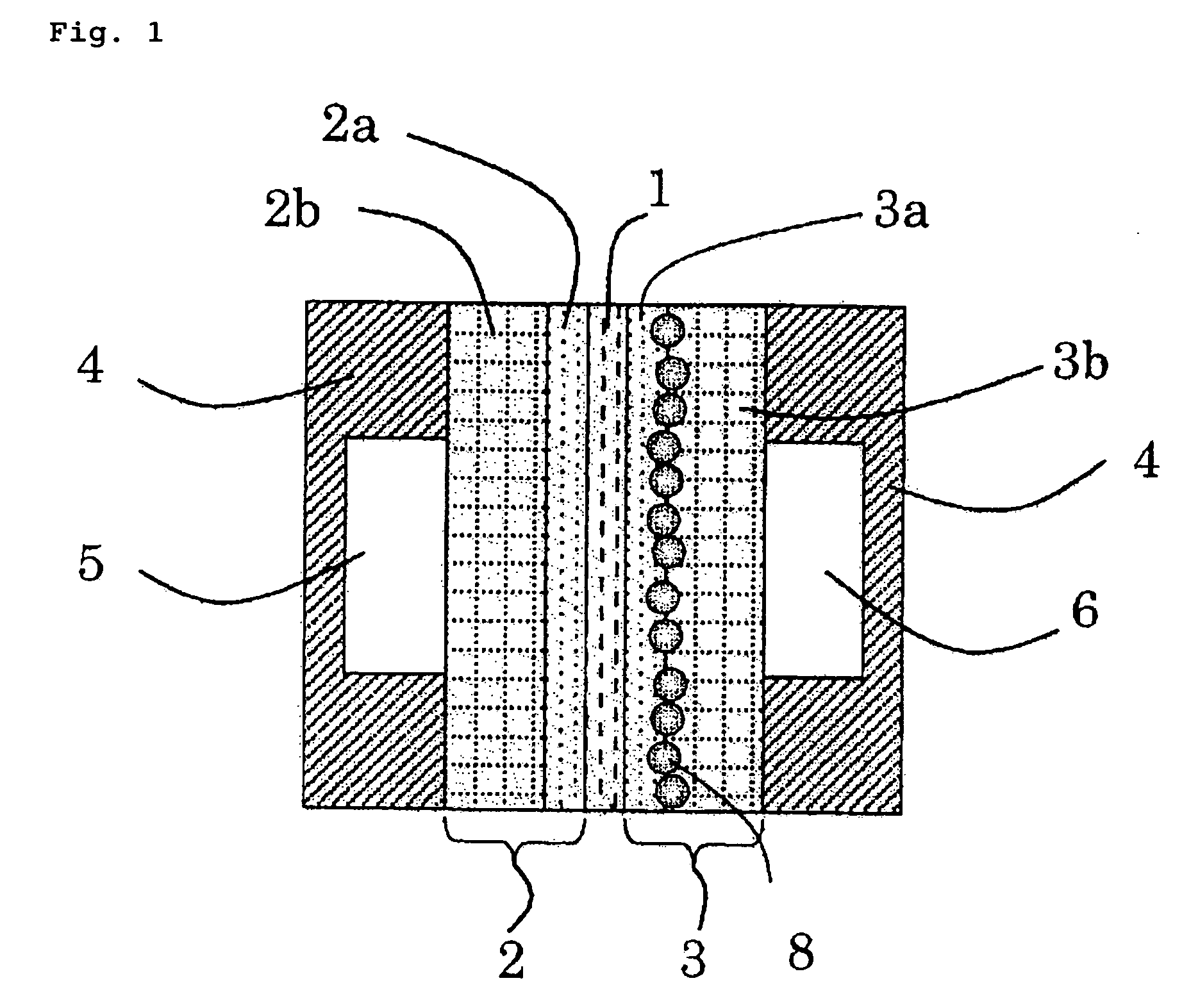Solid polymer electrolyte fuel battery cell and fuel battery using same