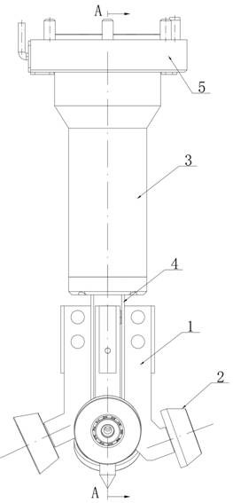 Robot edge folding device and edge folding system