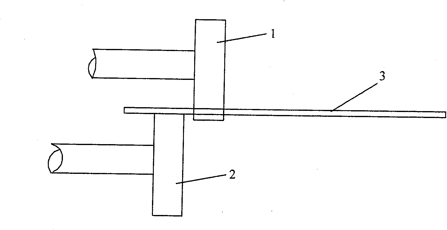 Circular disc shear blade space control method