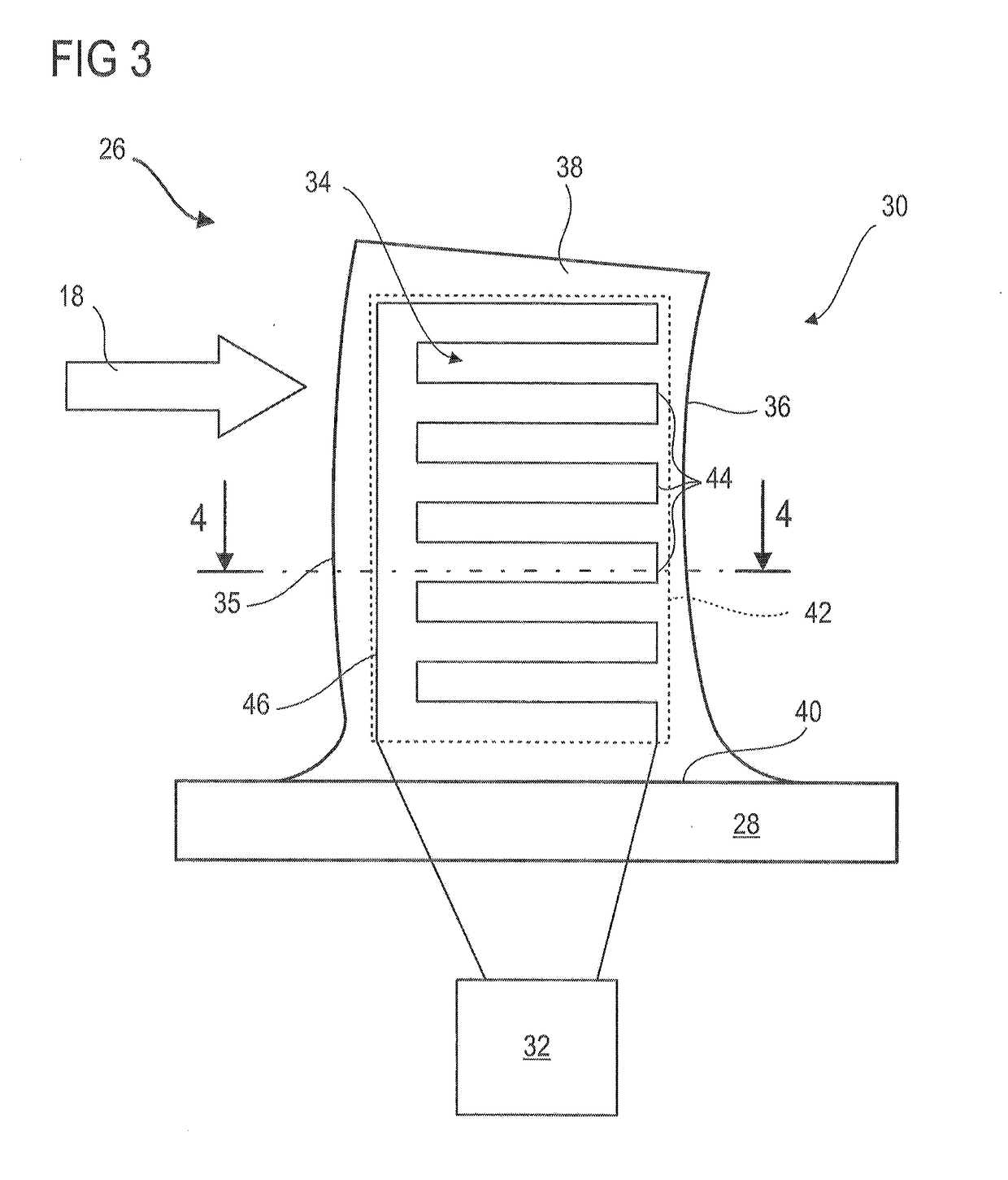 Axial Turbine Engine Compressor De-Icing Blade