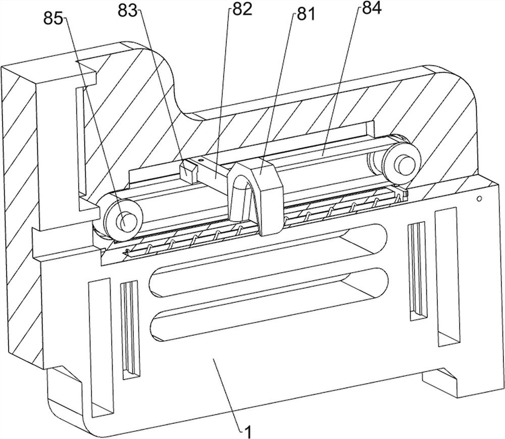 Quantitative cutting device for construction steel bars