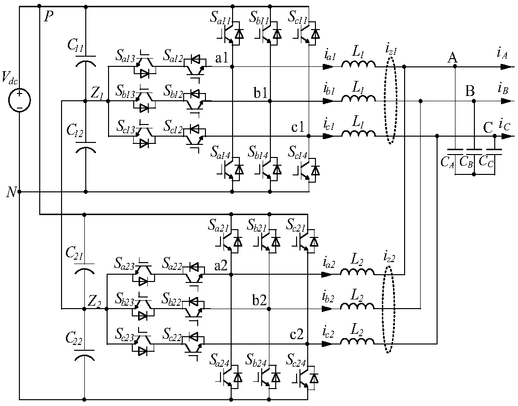 A t-type three-level inverter parallel system and its decoupling control method