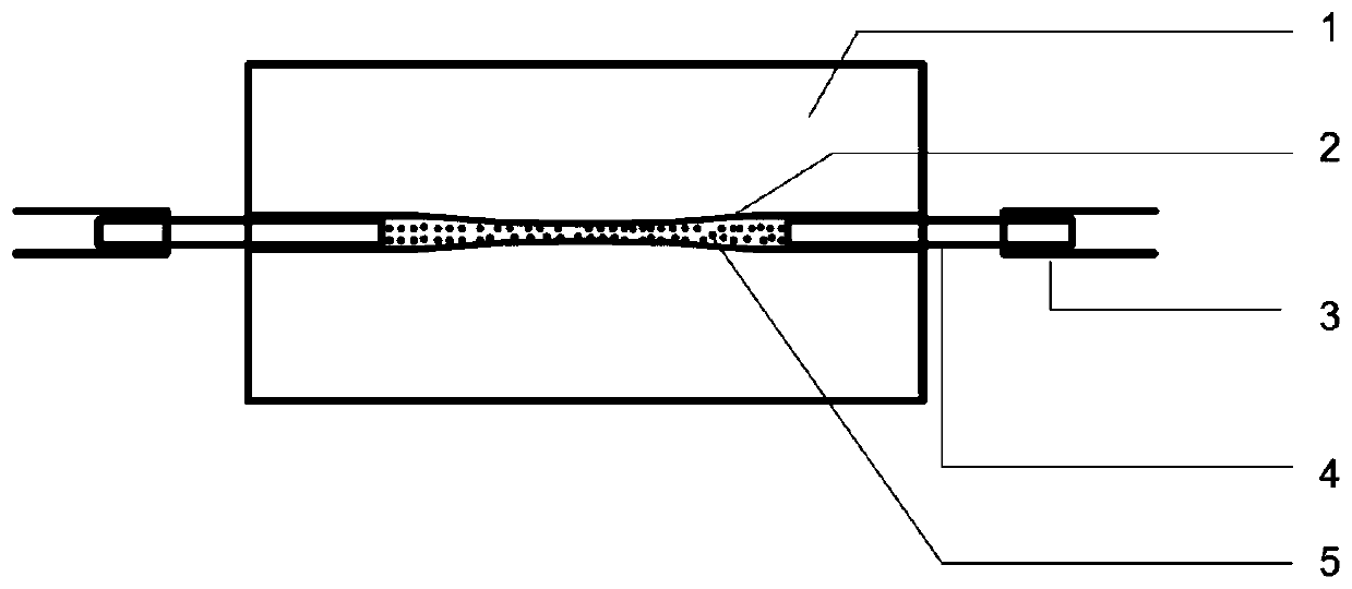 A preparation method of a hydrogel chip with a biconical circular lumen structure