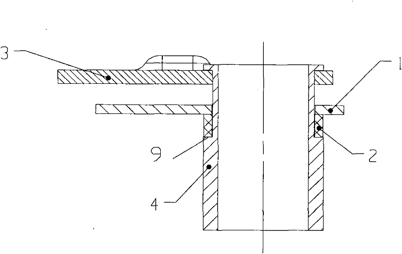 Freezing refrigeration device and hinge for door body of freezing refrigeration device
