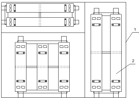 Safety tool and instrument cabinet with compact structure