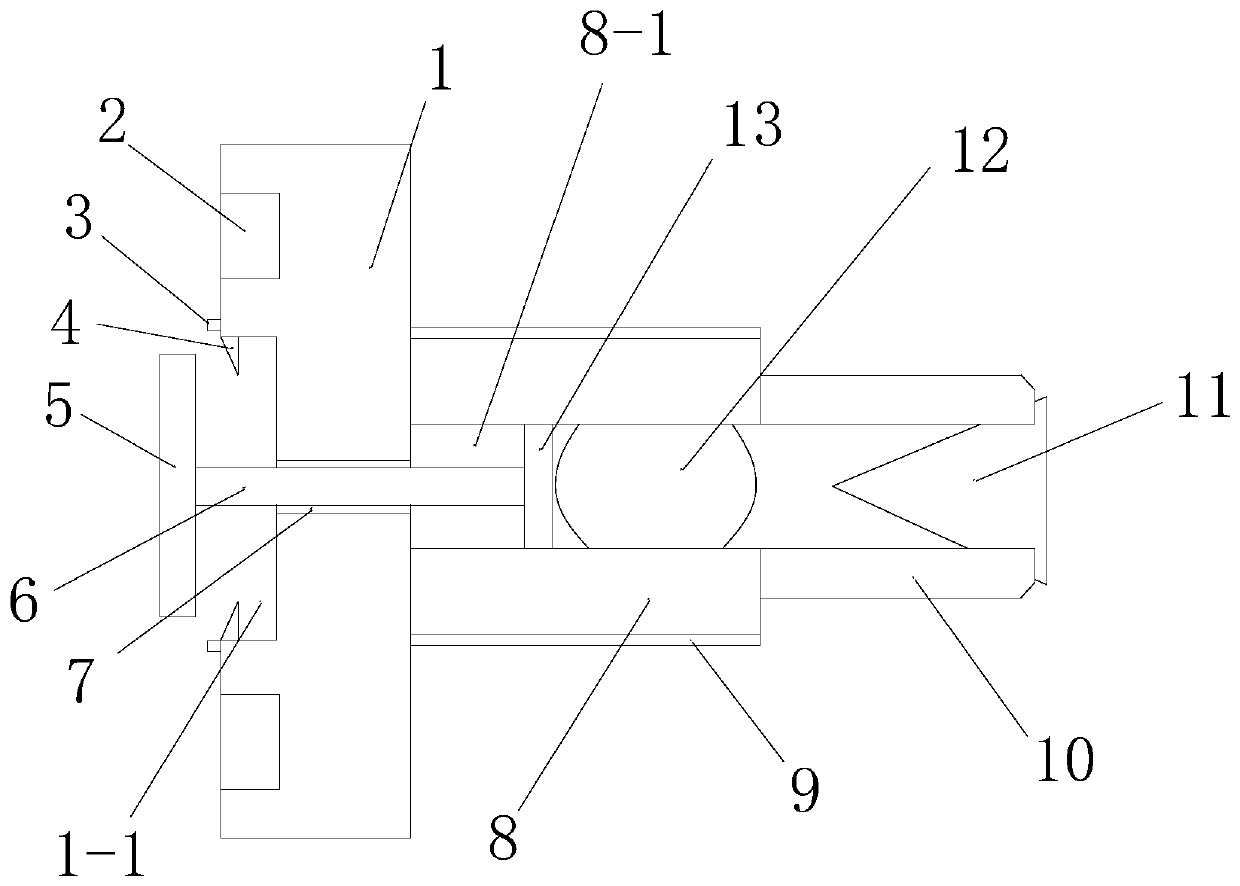 Device for preventing tumor diffusion after bone tumor biopsy