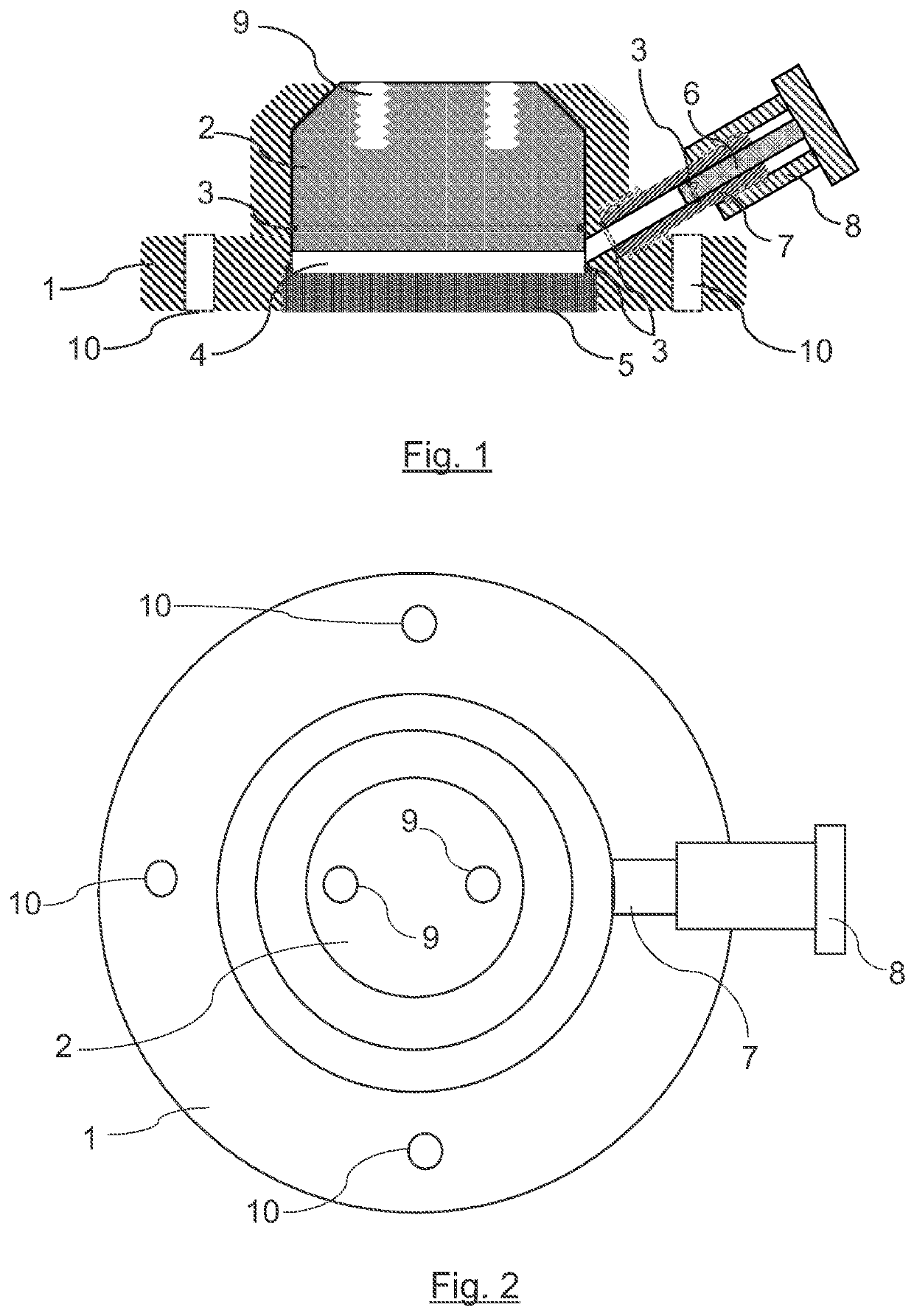 Rotary base for securing tools to a work table