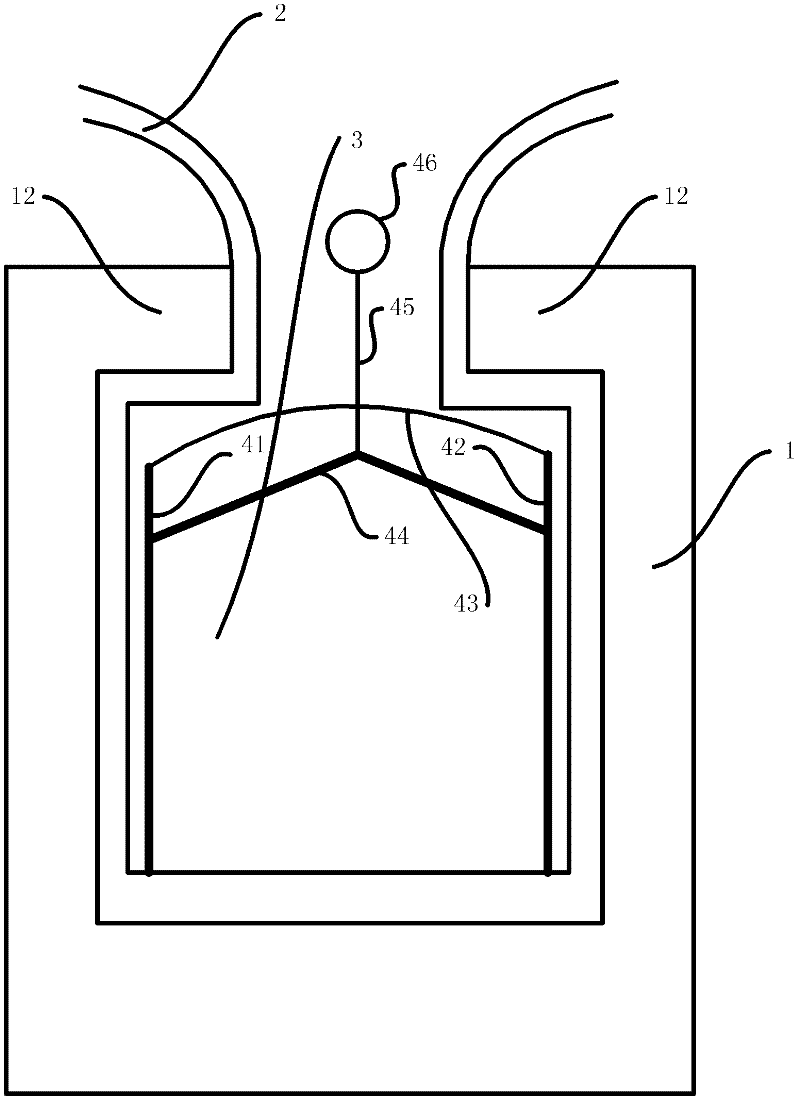 Reusable wiring groove pressing device