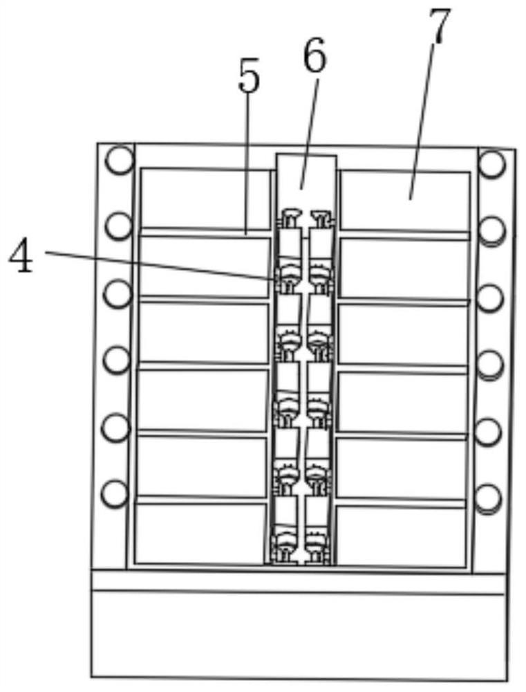 Drawer mechanical interlocking mechanism for low-voltage power distribution cabinet