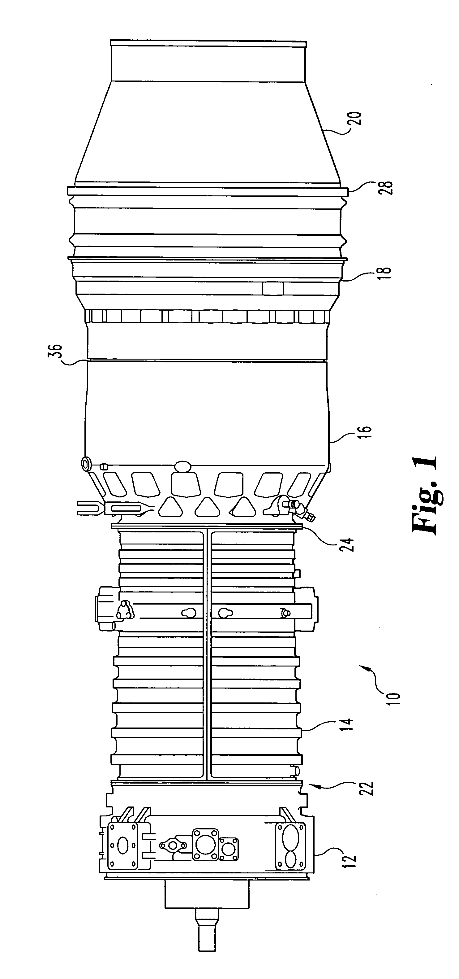 Threaded joint for gas turbine components