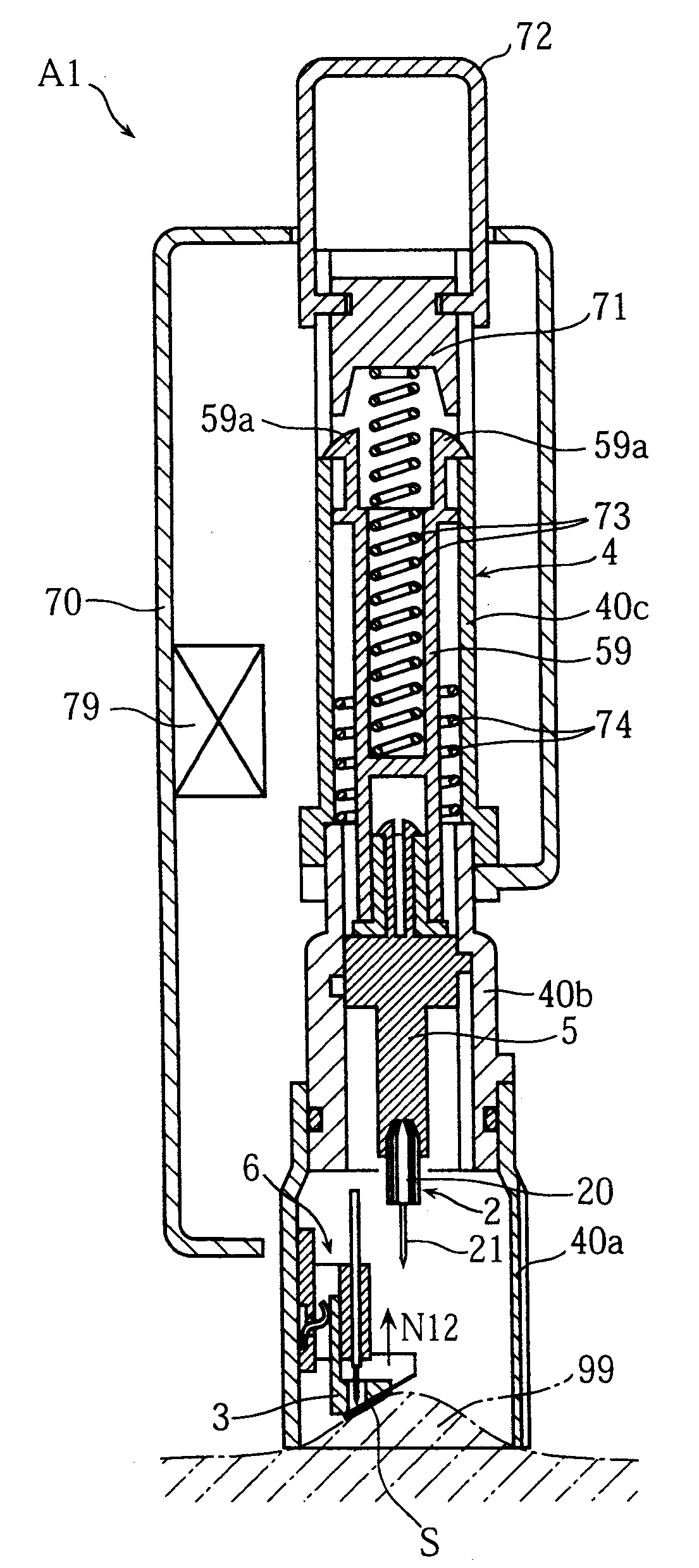 Lancing unit and lancing apparatus