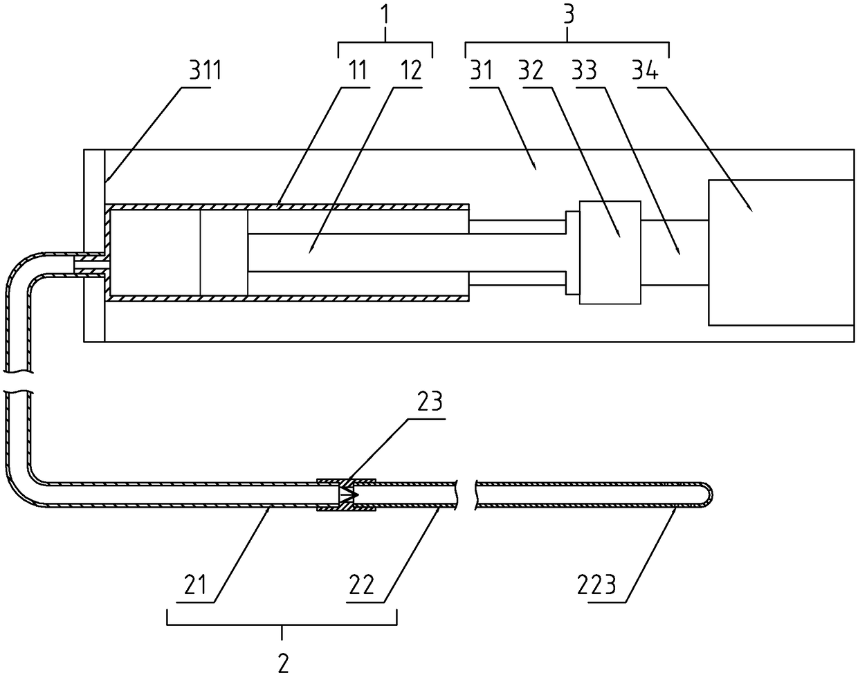 Direction-adjustable self-help coloclysis device