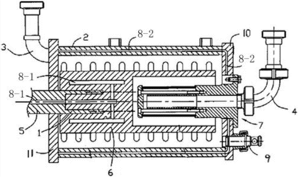 Cooling water circulation system of nano grinding equipment