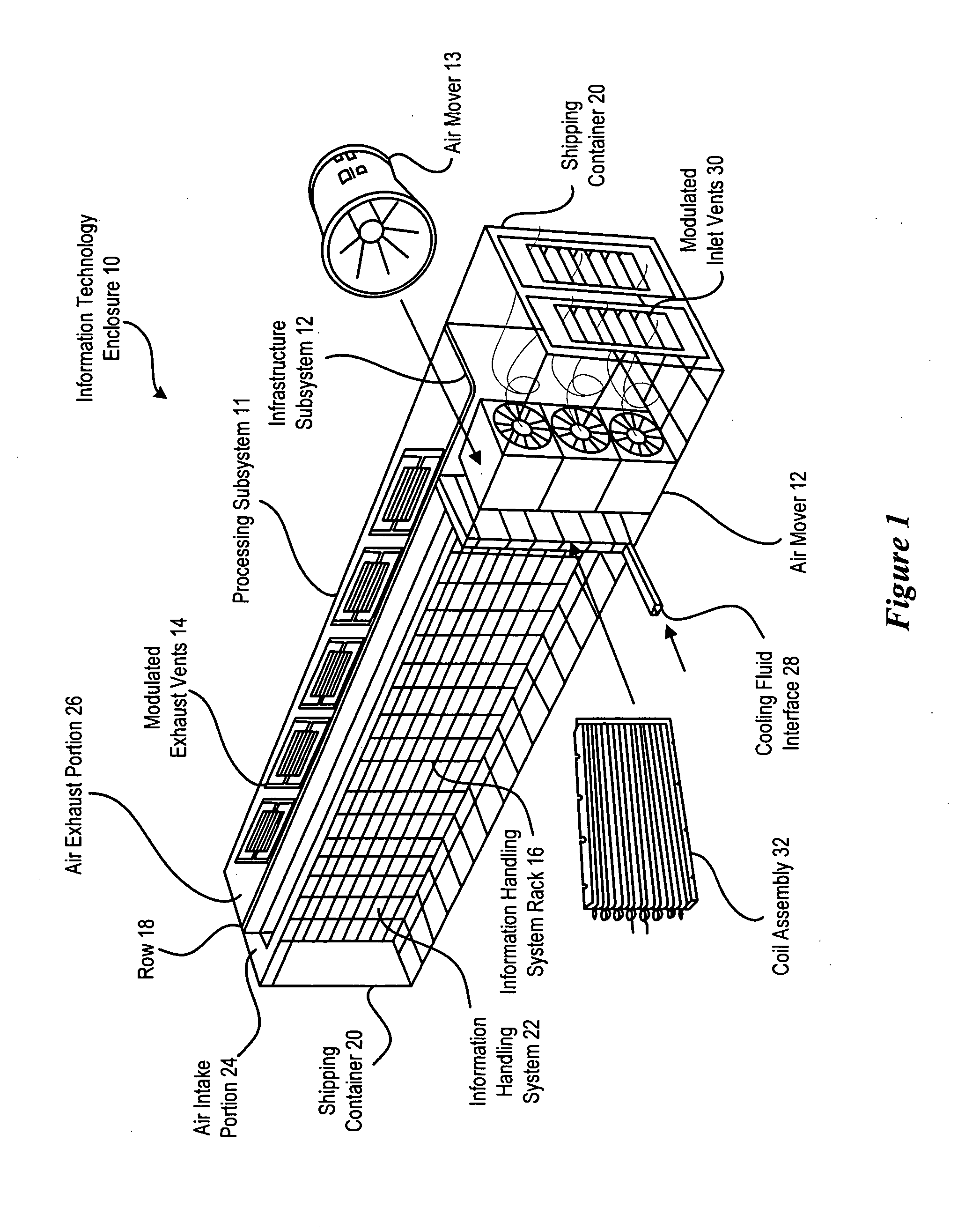 System and Method For Vertically Stacked Information Handling System and Infrastructure Enclosures