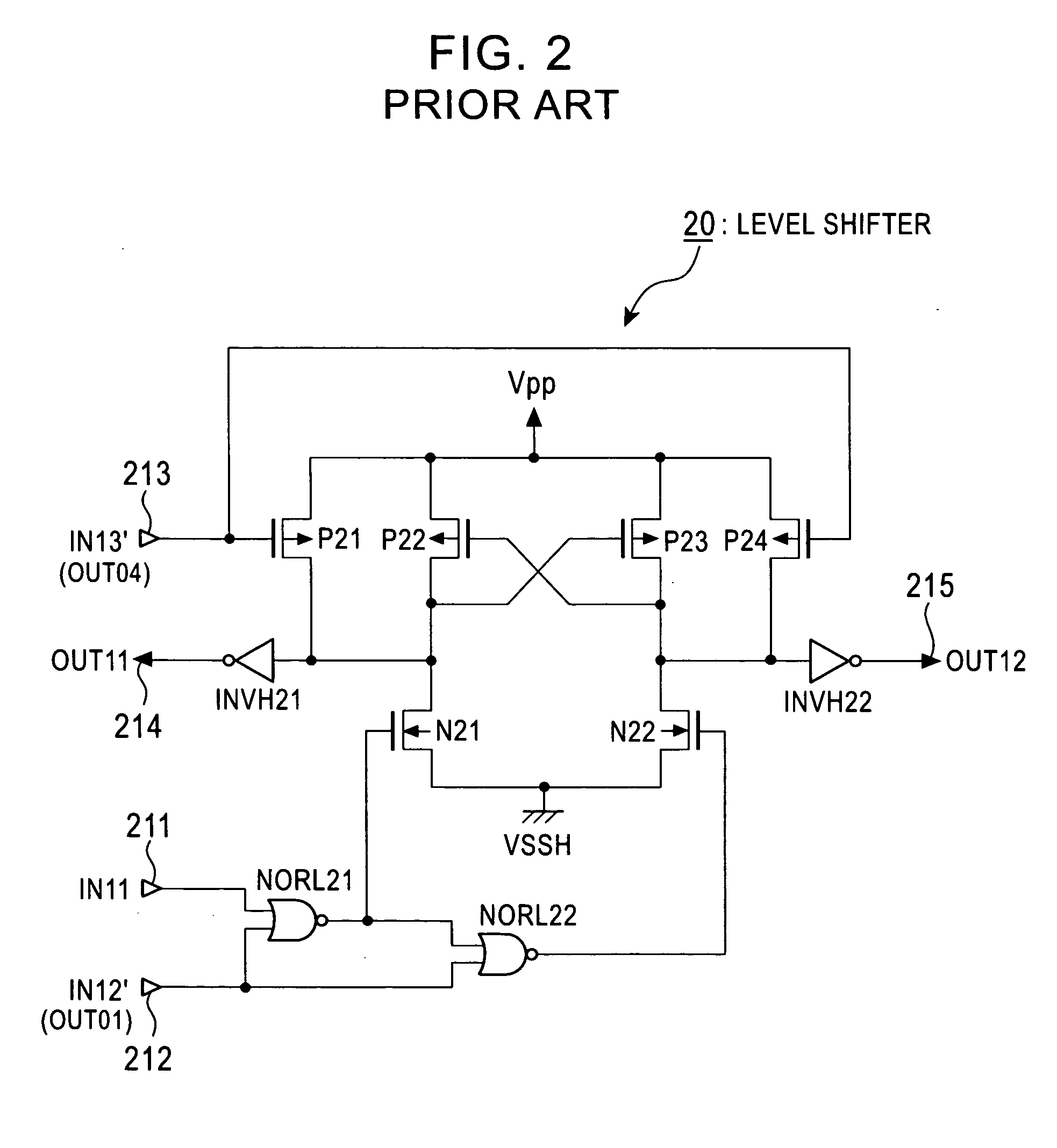 Signal generator circuit and level shifter with signal generator circuit