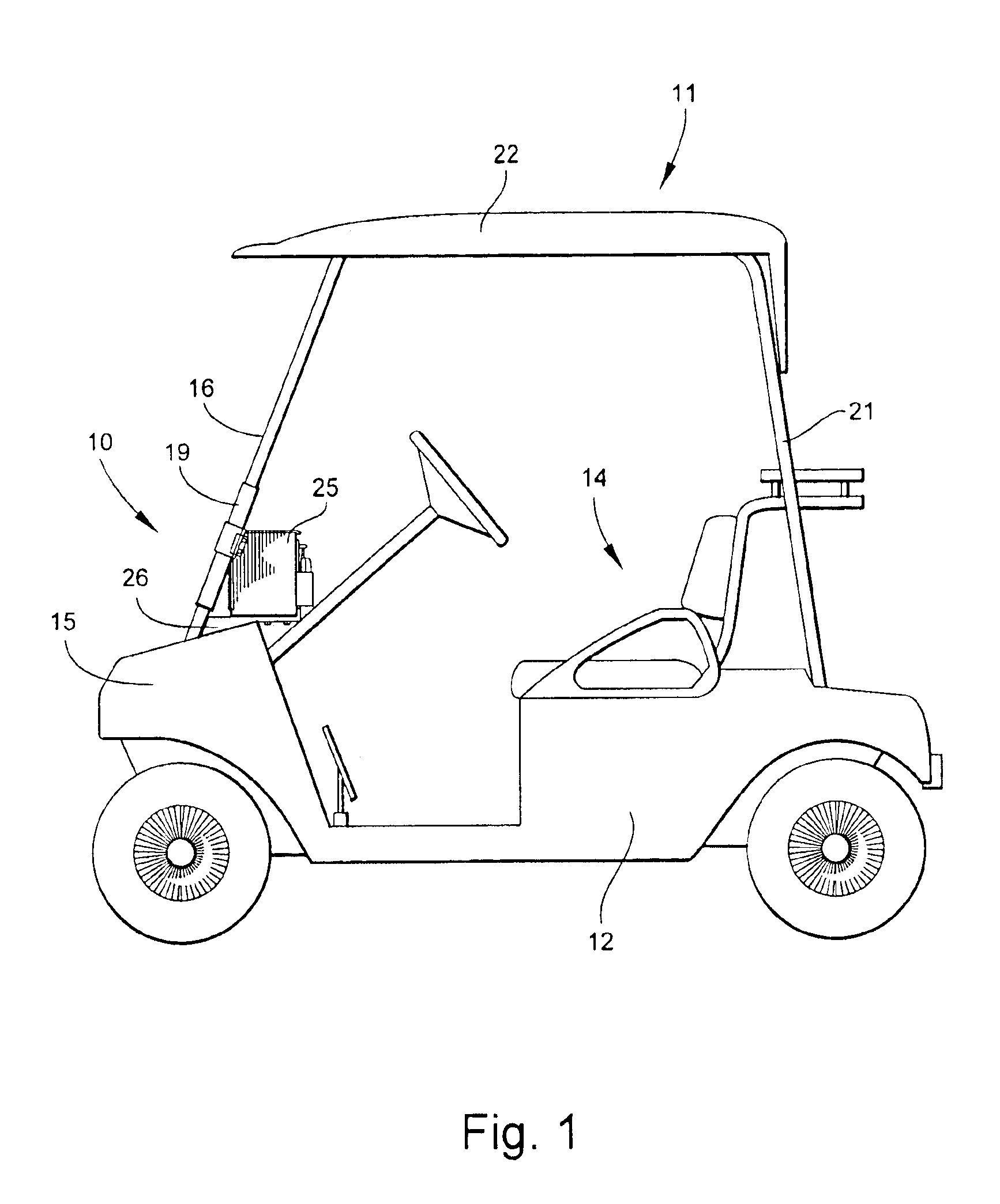 Dash box for a recreation vehicle