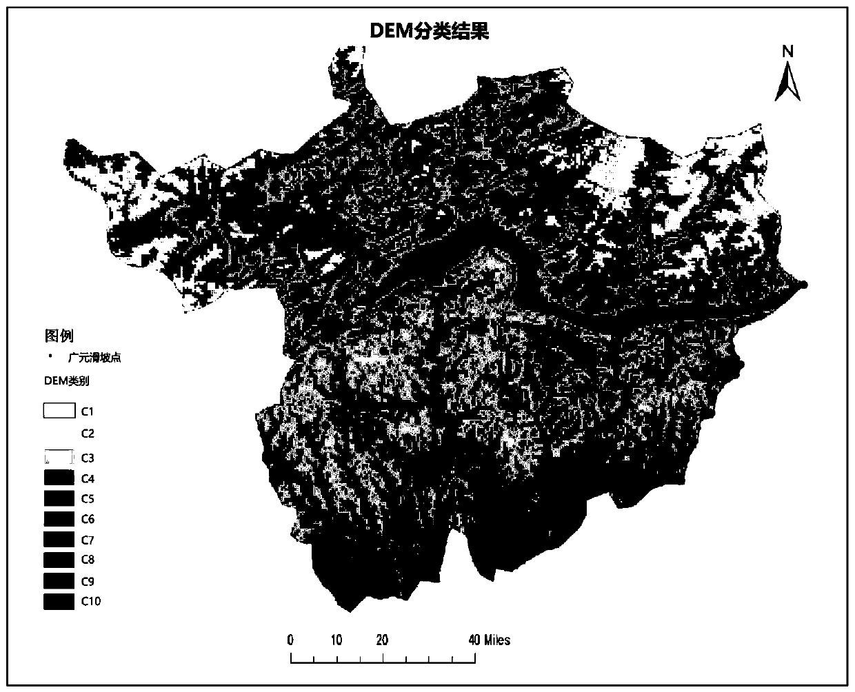 Landslide disaster susceptibility spatial prediction method based on clustering-information quantity coupling model