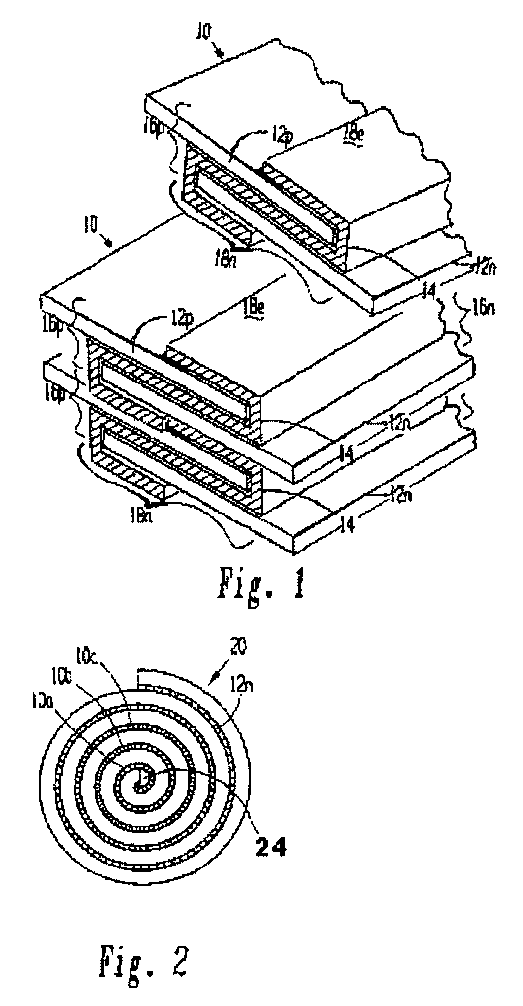 Cell structure for electrochemical devices and method of making same