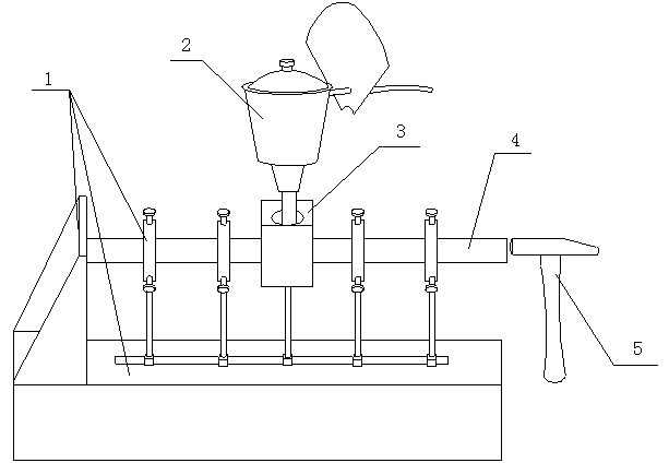 Method for welding shaft of portable exothermic welding shaft welder