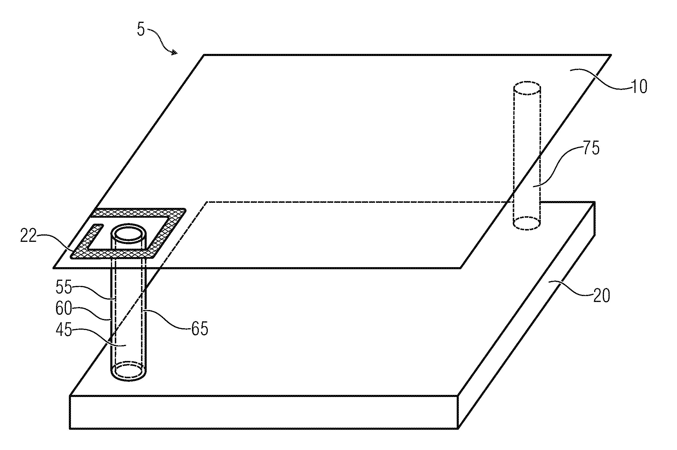 Radiation detector, array of radiation detectors and method for manufacturing a radiation detector