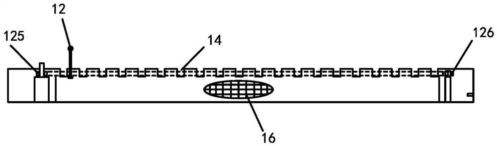 Music sounding device with gear assembly