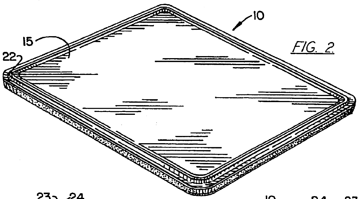 Method of making a floor mat having a channel