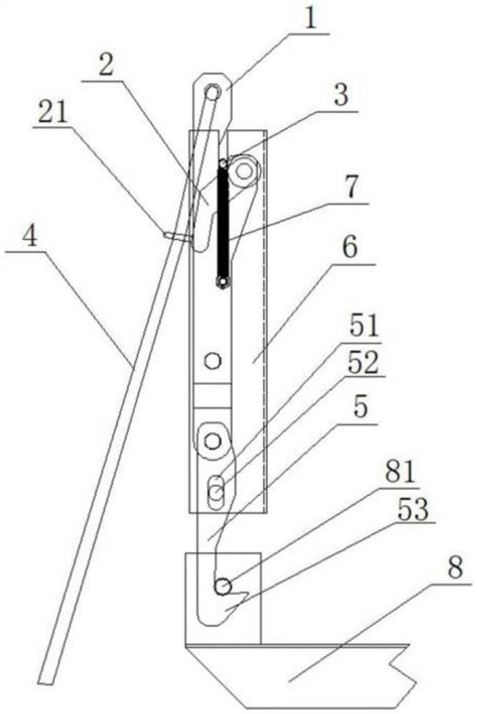 Trash can and bottom cover opening and closing device