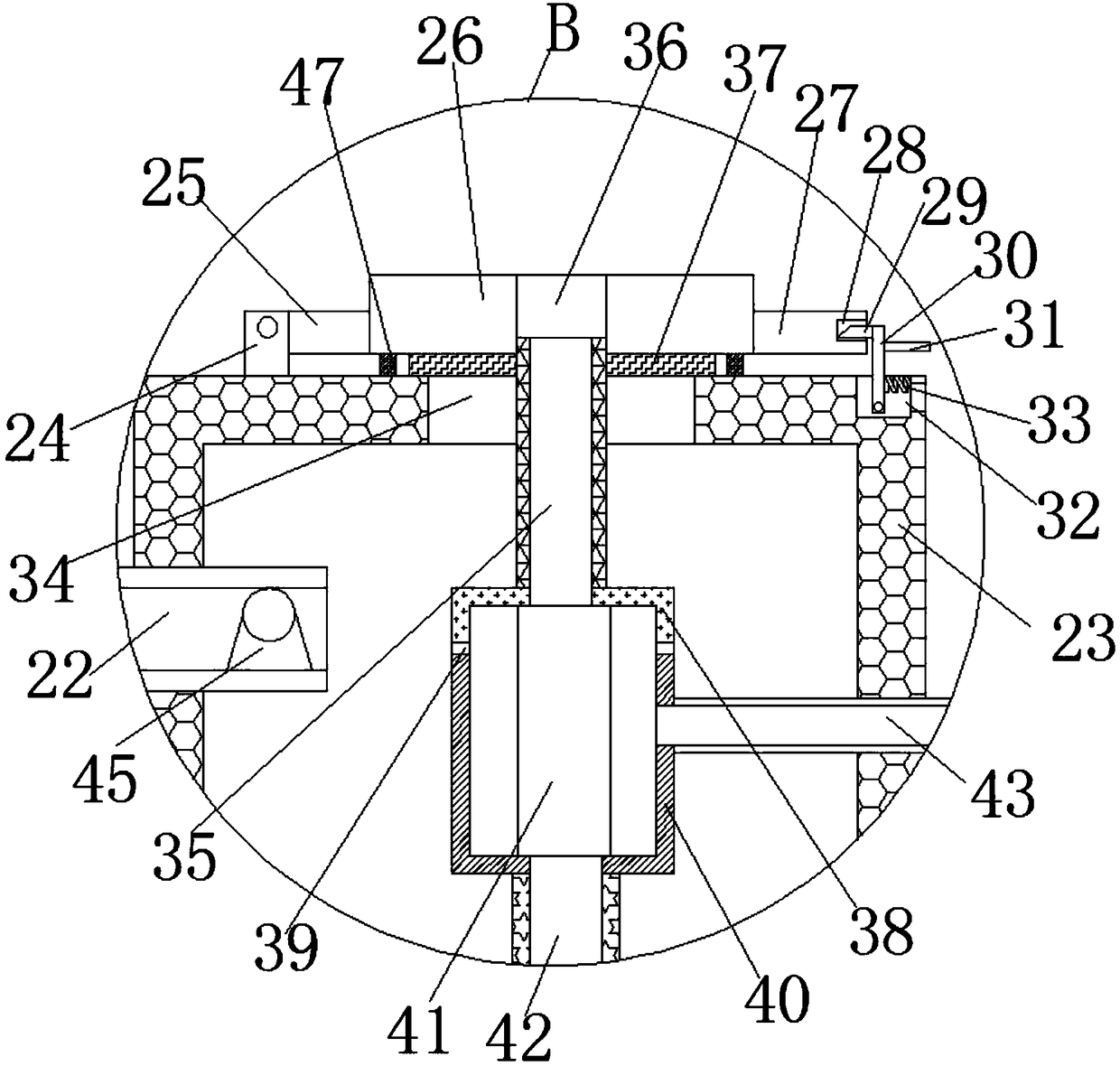 Energy-saving and environmentally-friendly treatment device for oil-containing sewage