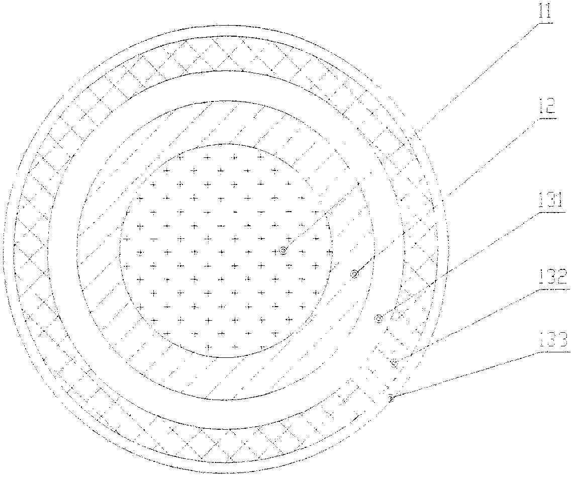 Low-cost ultra-large capacitance high-reliability thermocouple compensation cable