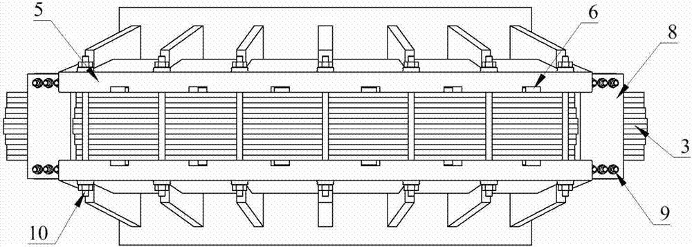 Main cable layered anti-sliding structure for main saddles of suspension bridge